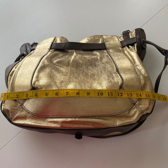 KOOBA Parker Golden Metallic Hobo Shoulder Bag O/S - Picture 9 of 15